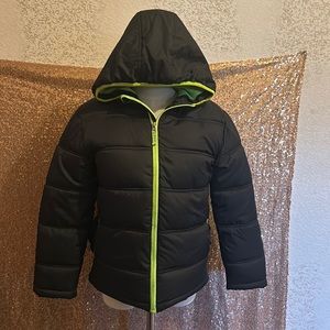 Faded Glory black boys jacket (size 10-12)